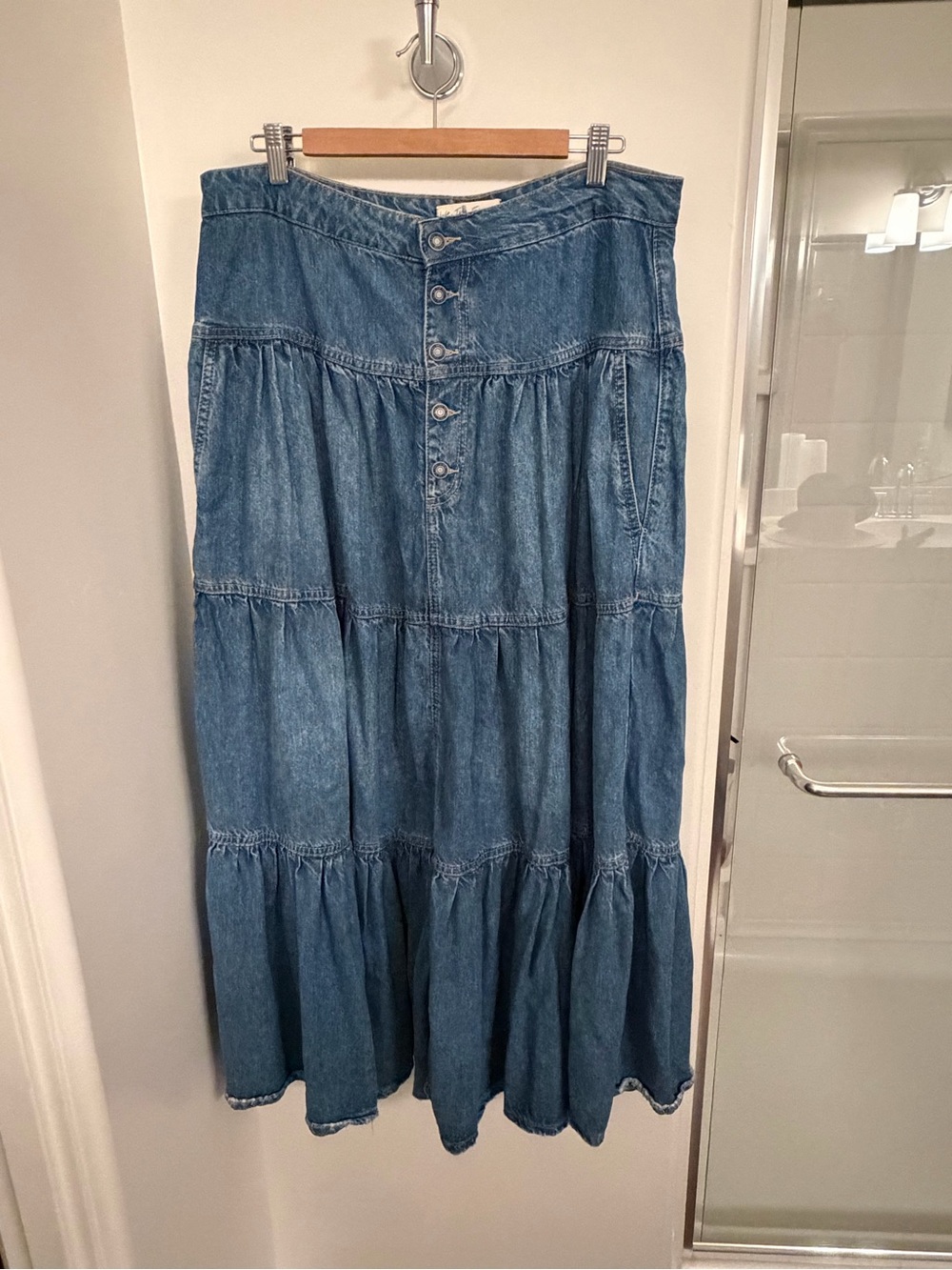 Free People dreamweaver maxi skirt western